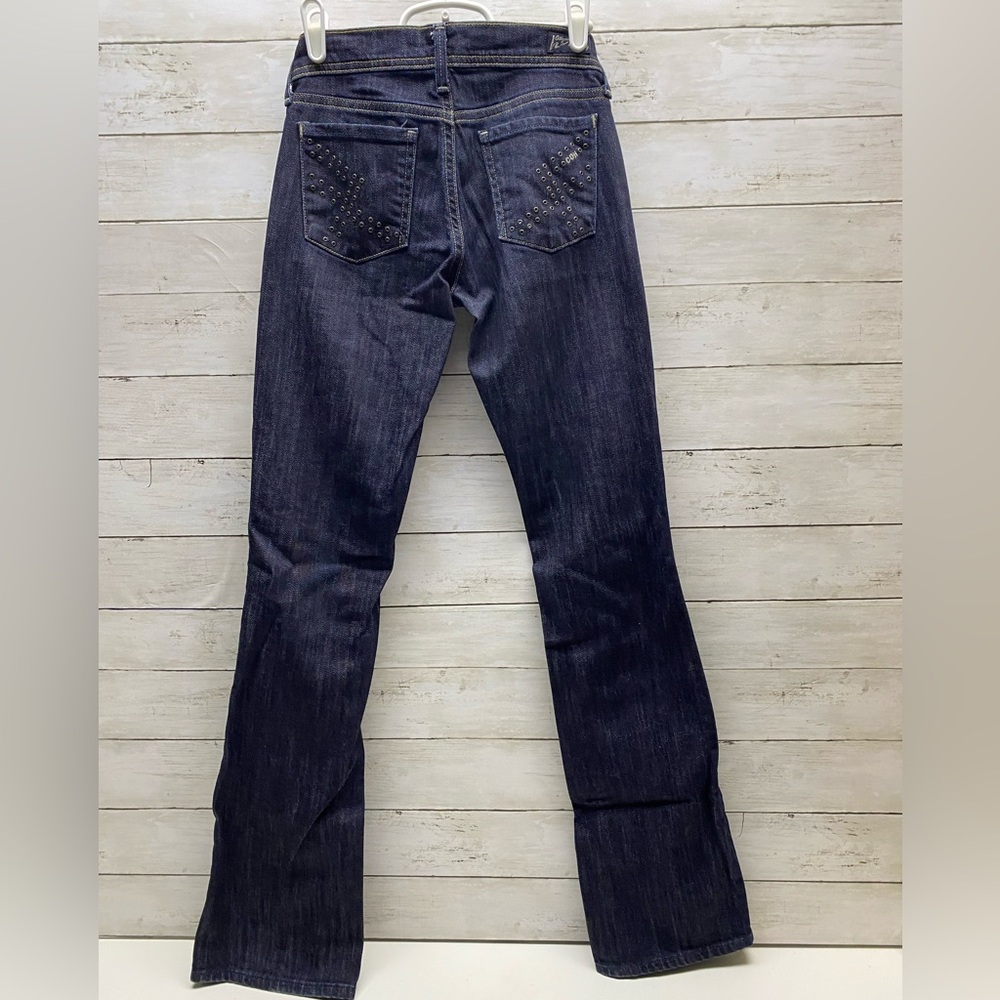 Citizens of Humanity Electric Guitar Grommet Stretch Bootcut Flare Jeans 25 x 33 - Picture 3 of 16
